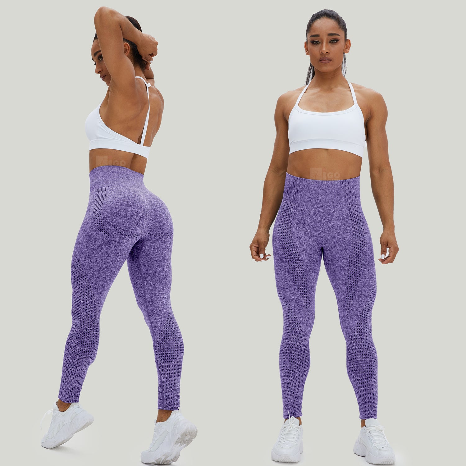  HIGORUN Seamless Workout Leggings for Women Gym Yoga